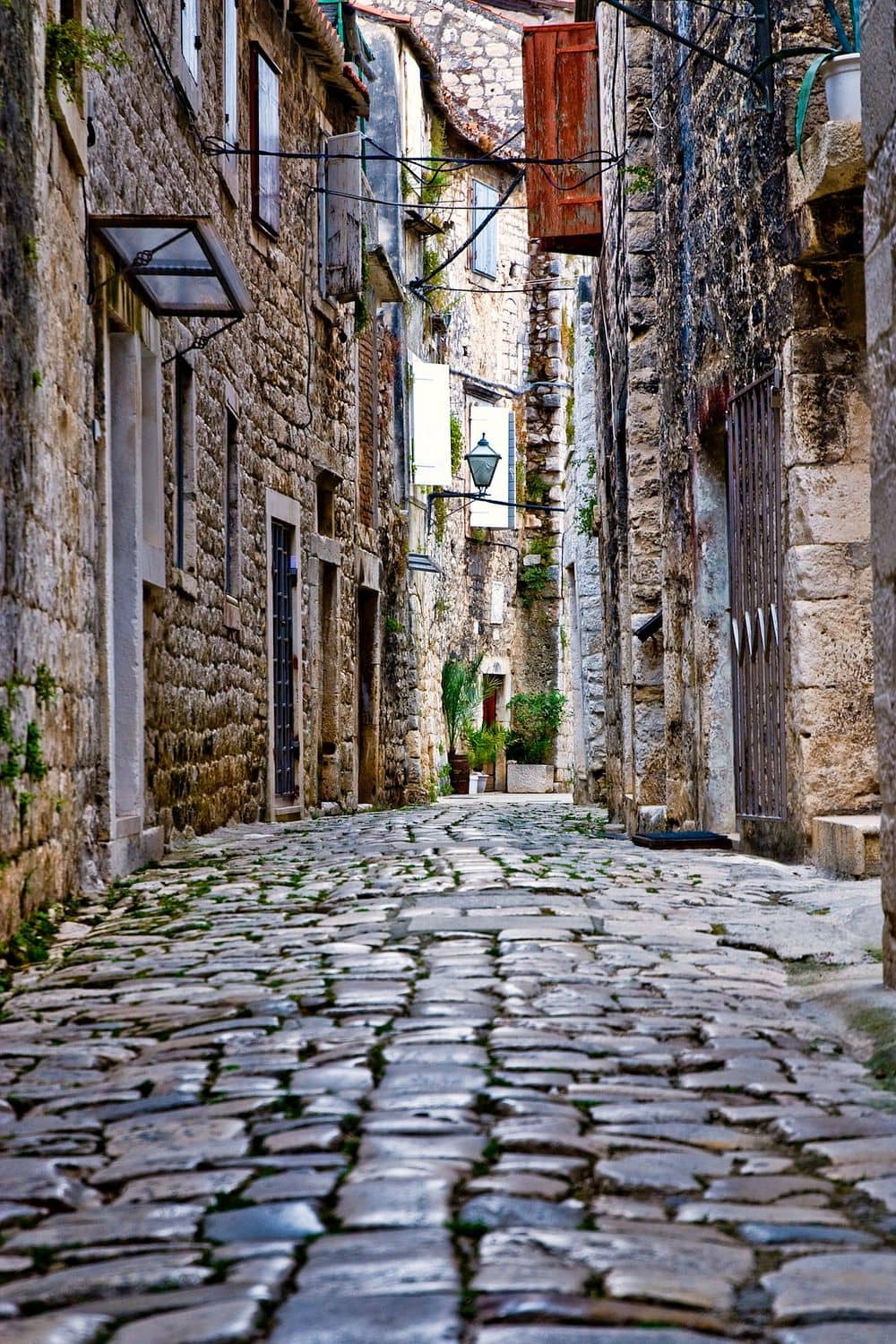 Stone street in Trogir