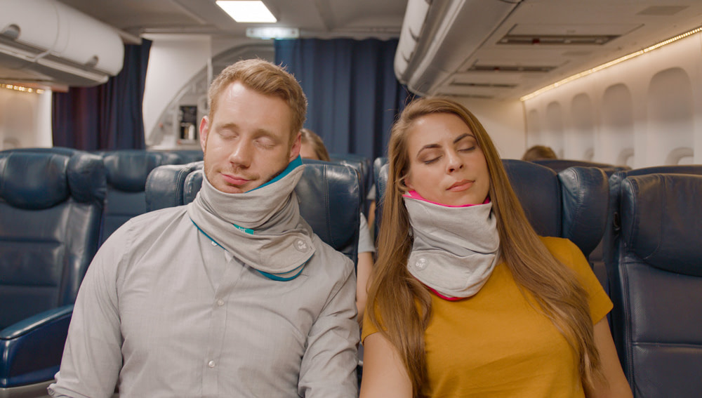 Travel pillow for long flights