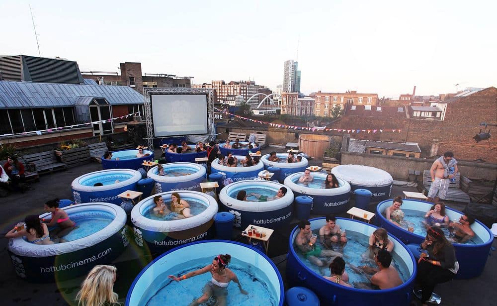 Rooftop Hot Tub Cinema