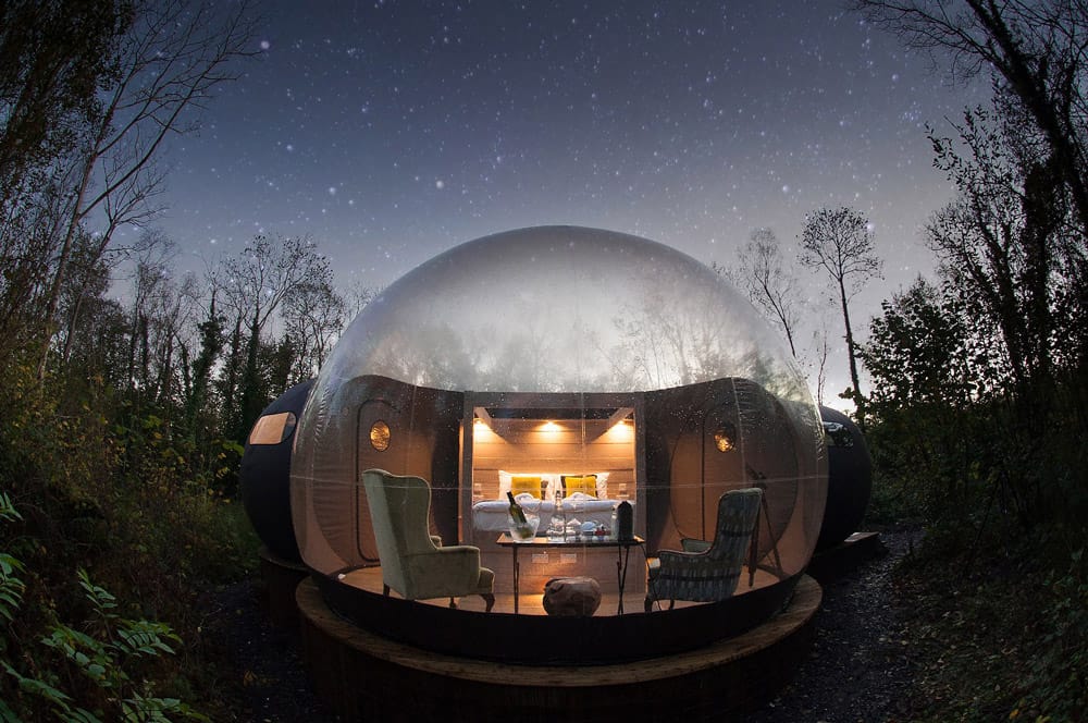 Stargazing bubble dome