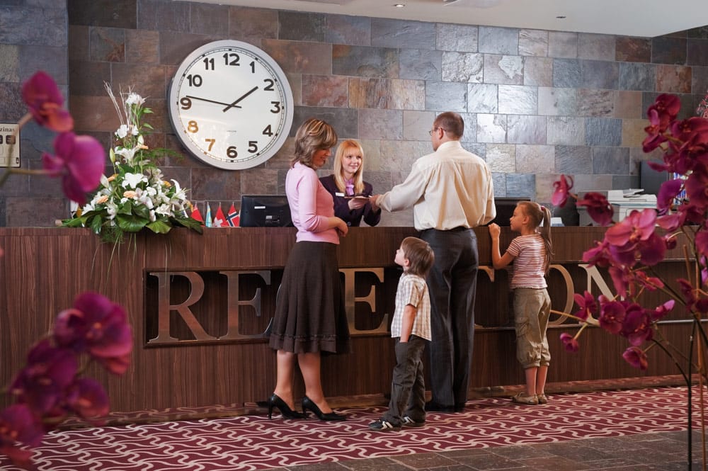Hotel reception