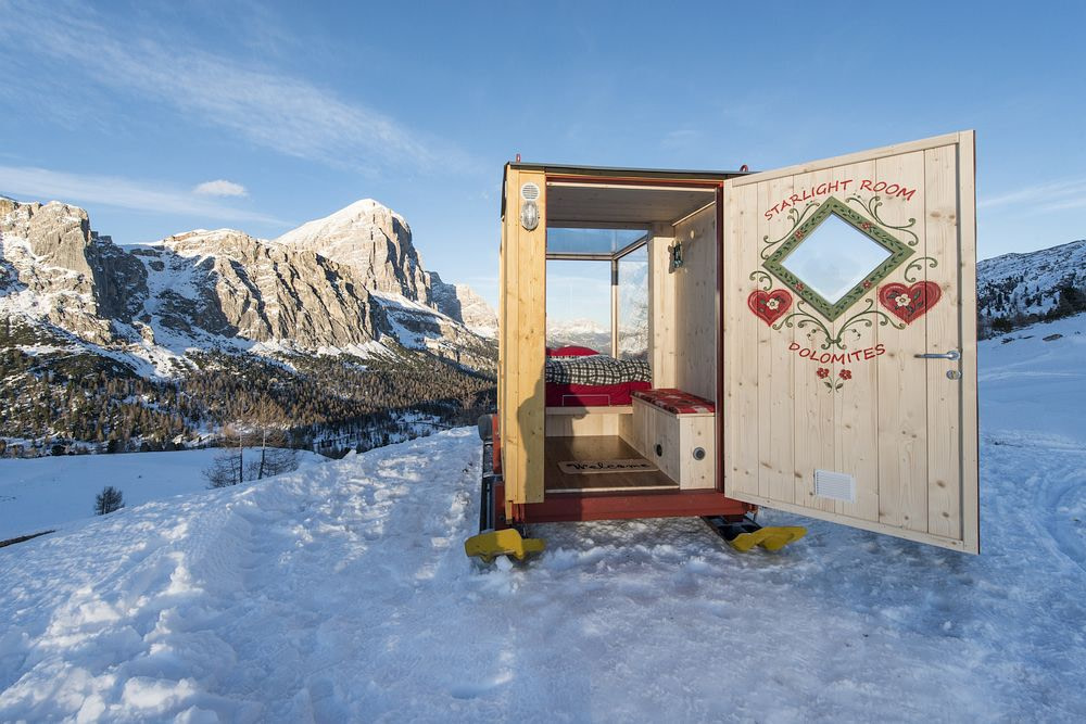 Mobile Cabin in the Dolomites