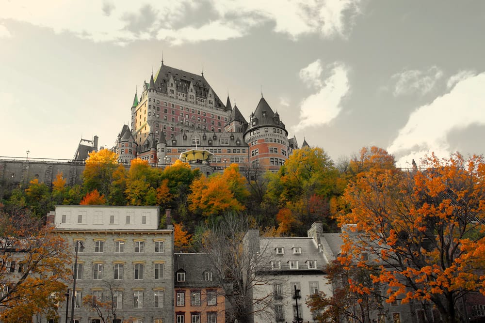 Quebec City in autumn