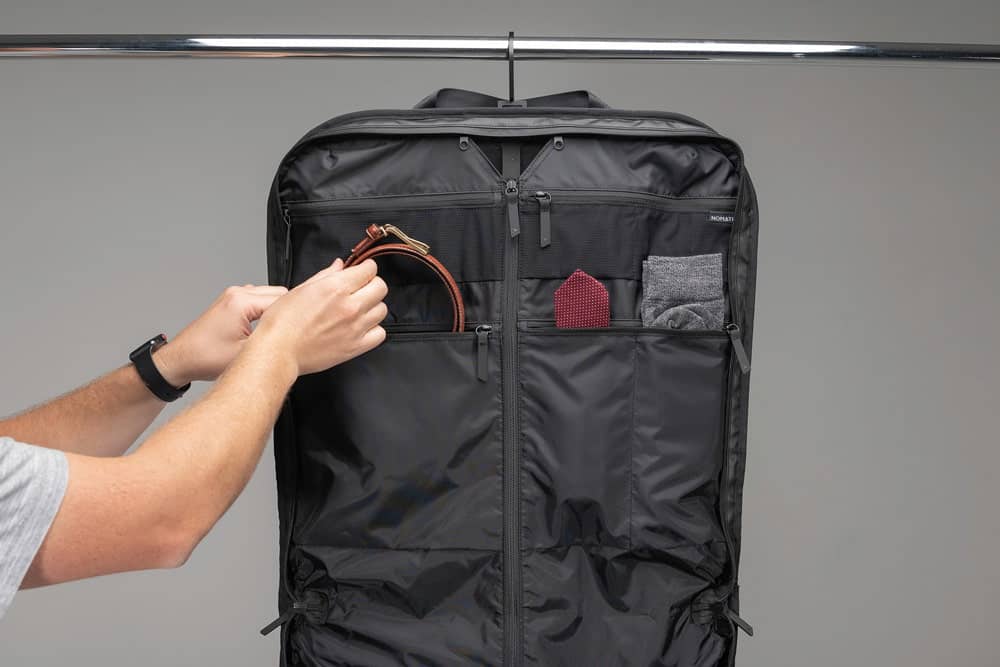 Black Suit Carry Cover Garment Travel Storage Protector Bag Holder Carrier 