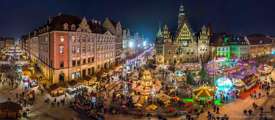 Wroclaw during the winter holidays