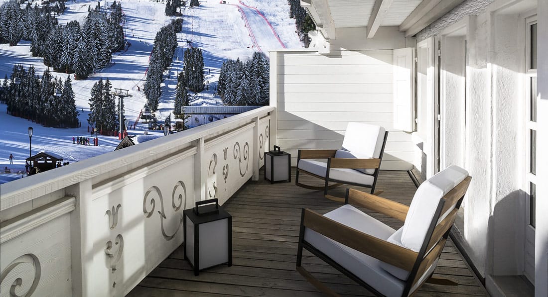 Luxury hotel near the ski piste