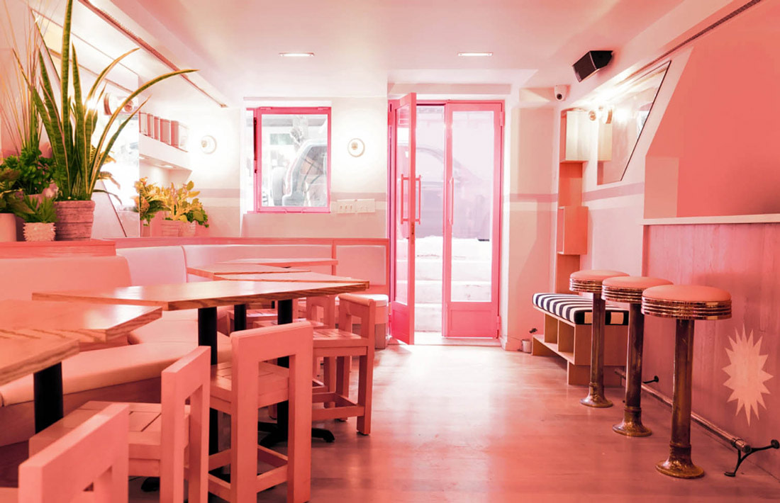 Pink restaurant in NYC