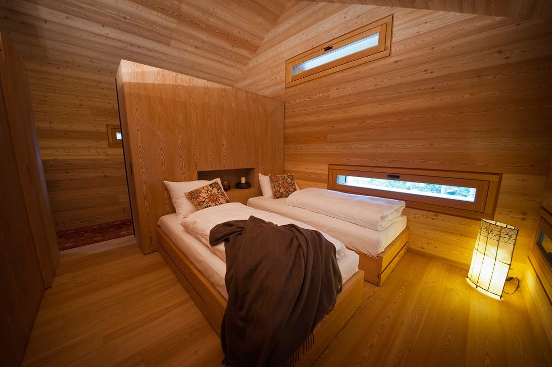 Wooden minimalist interiors