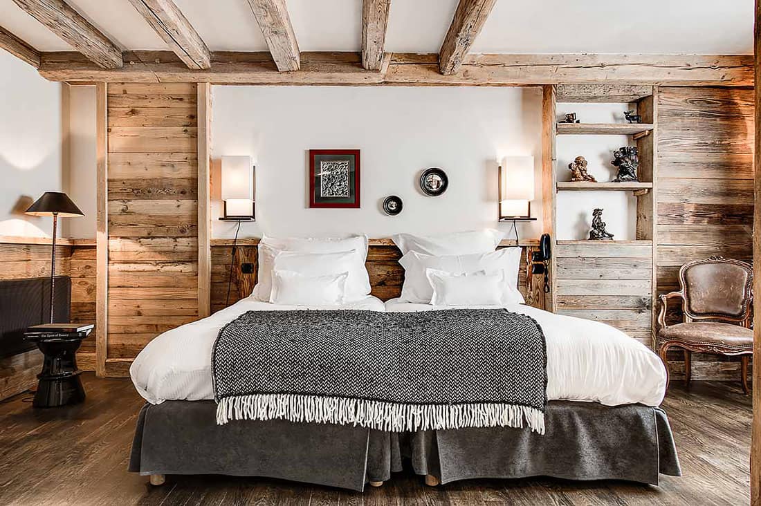 Rustic French bedroom