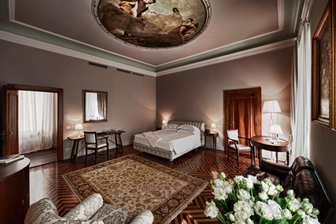 Room with fresco