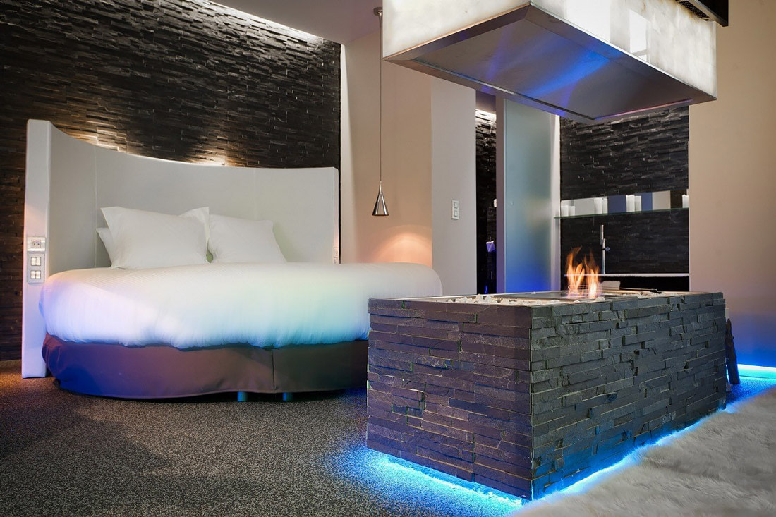 Well-designed hotel room