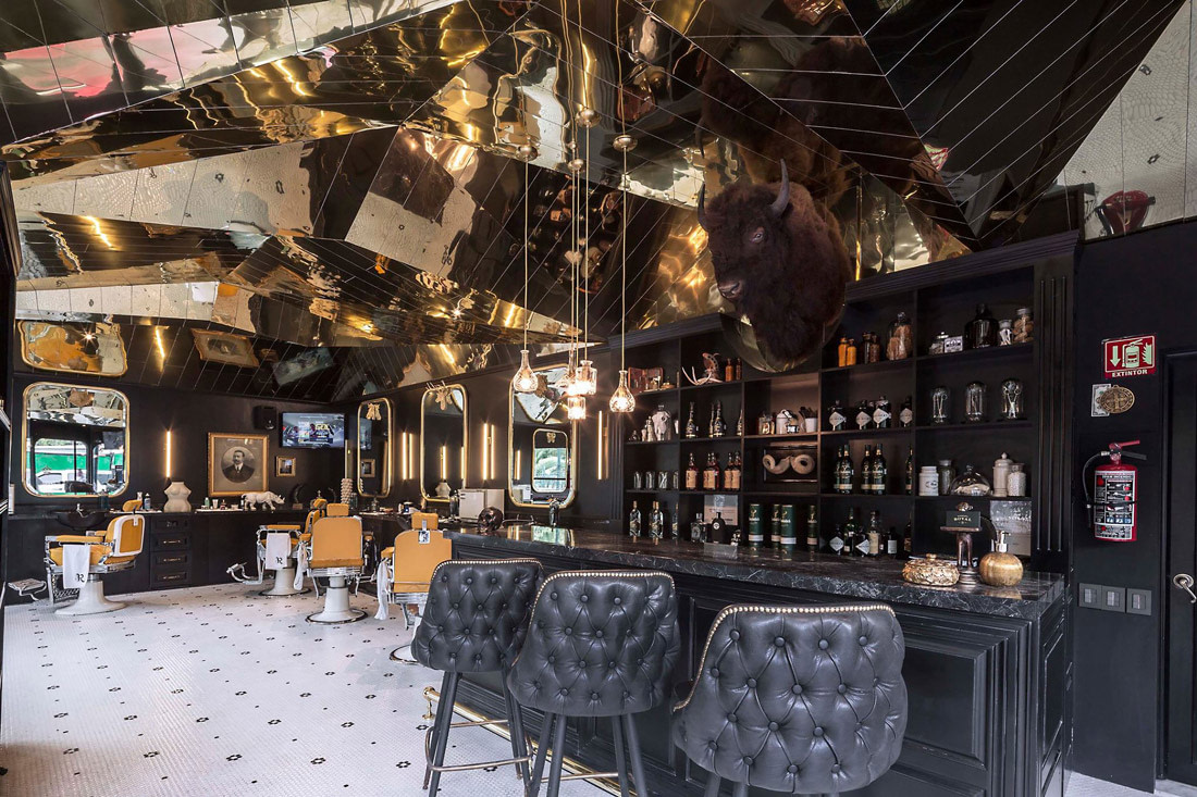 Old-School Elegance Meets Design Cool at Mexico City's Royal Barbershop