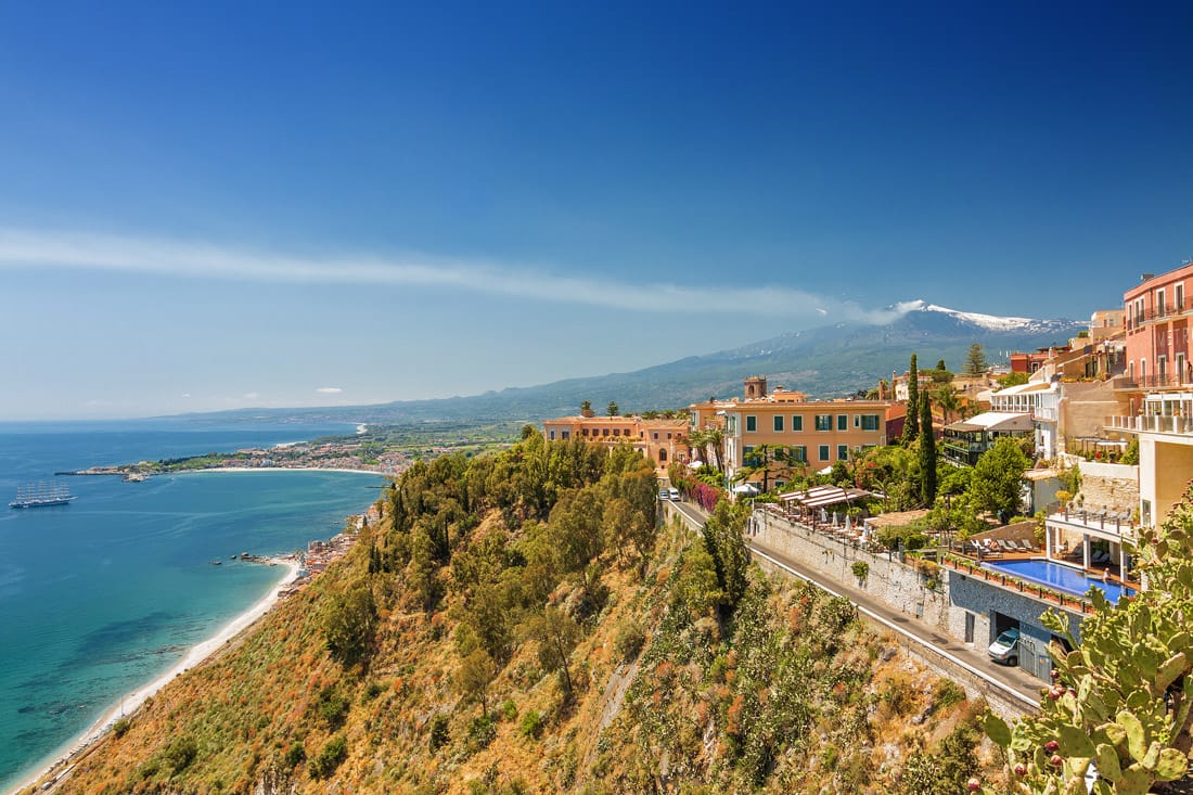 Taormina and Mount Etna