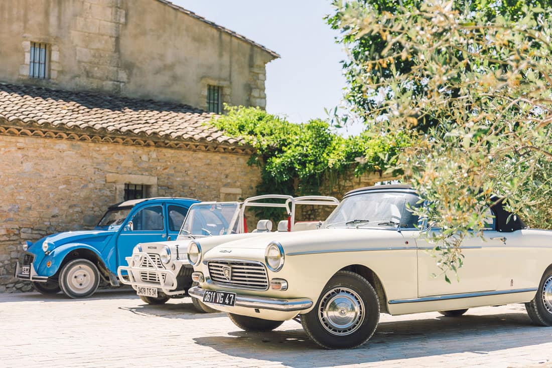 Vintage cabriolets in France