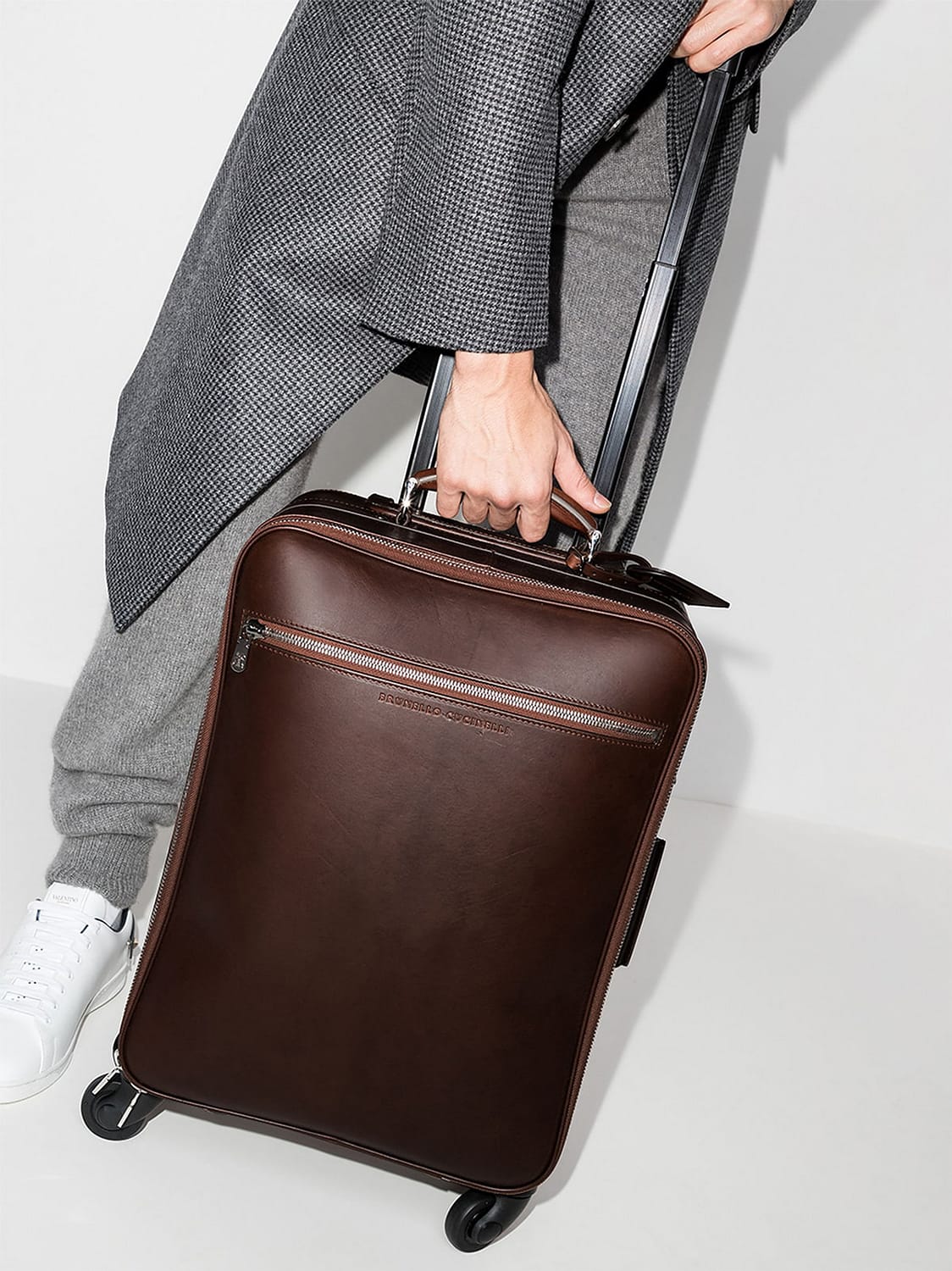 Brunello Cucinelli Leather Suitcase
