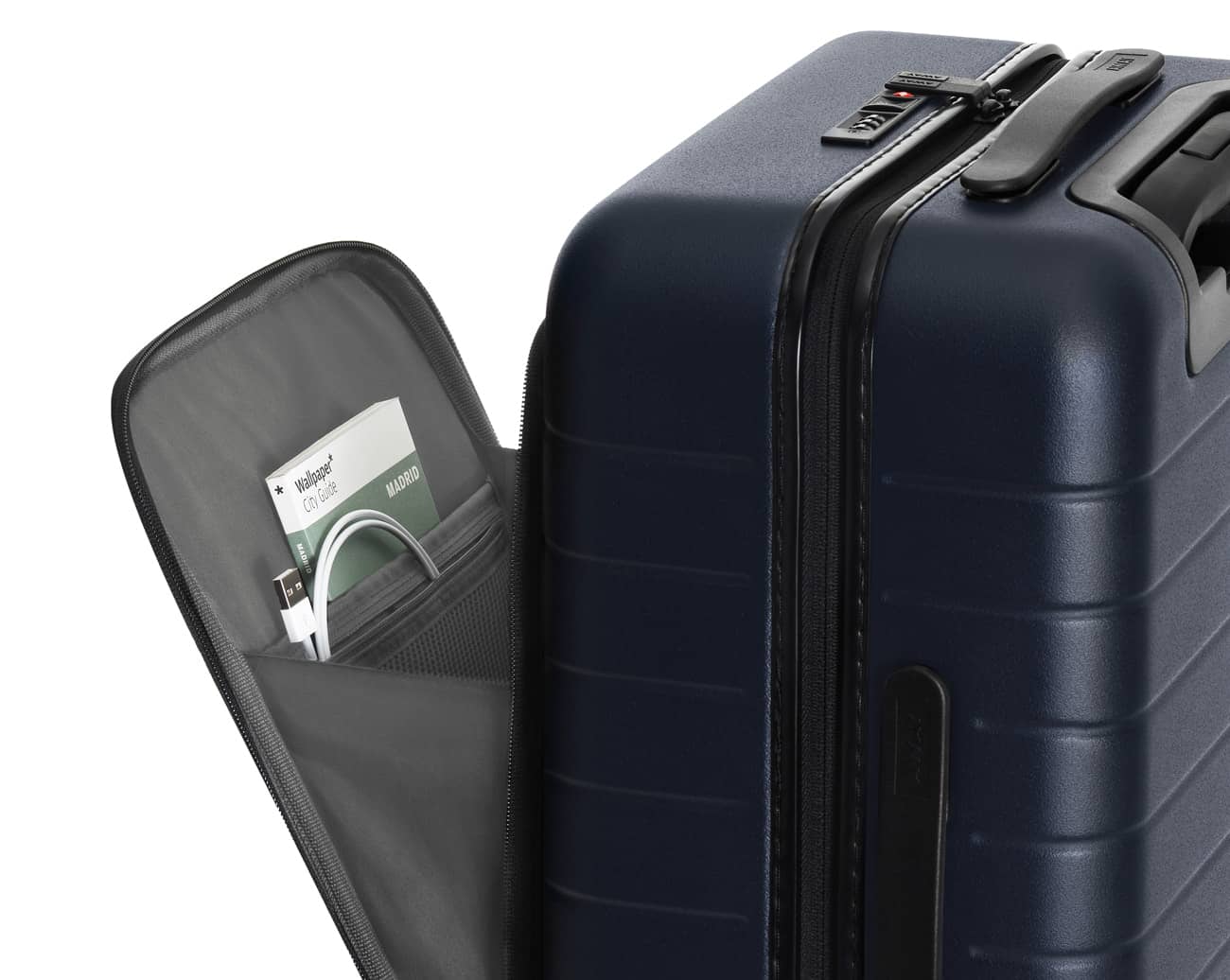 Carry-on luggage with front pocket