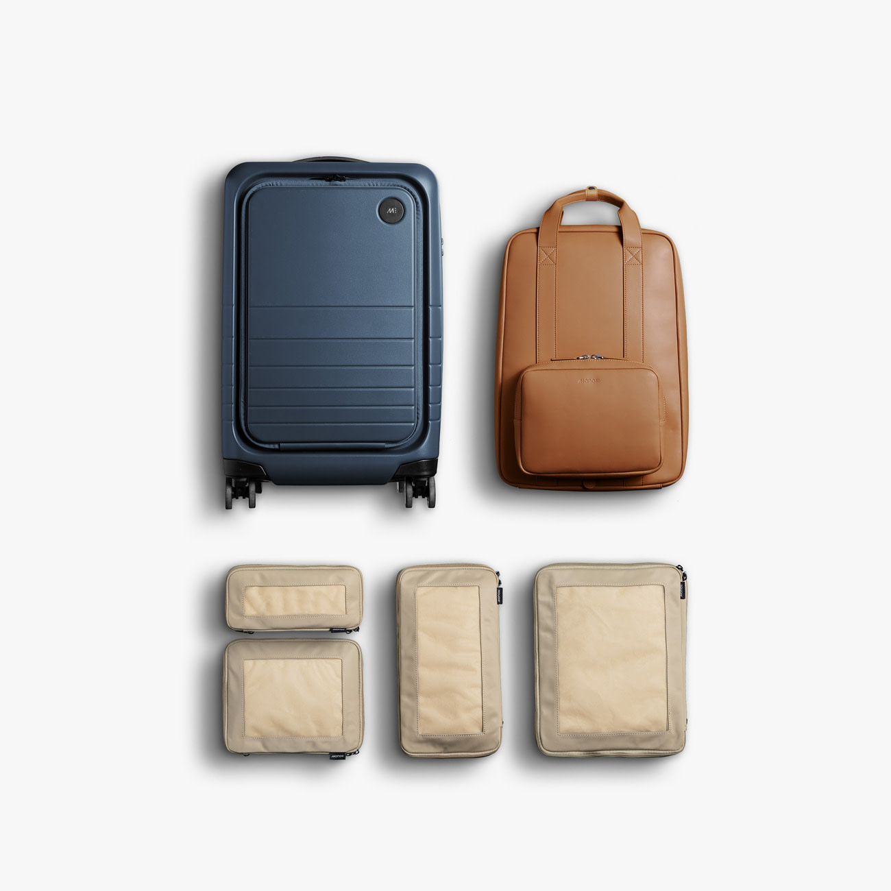 Carry-on luggage + backpack set