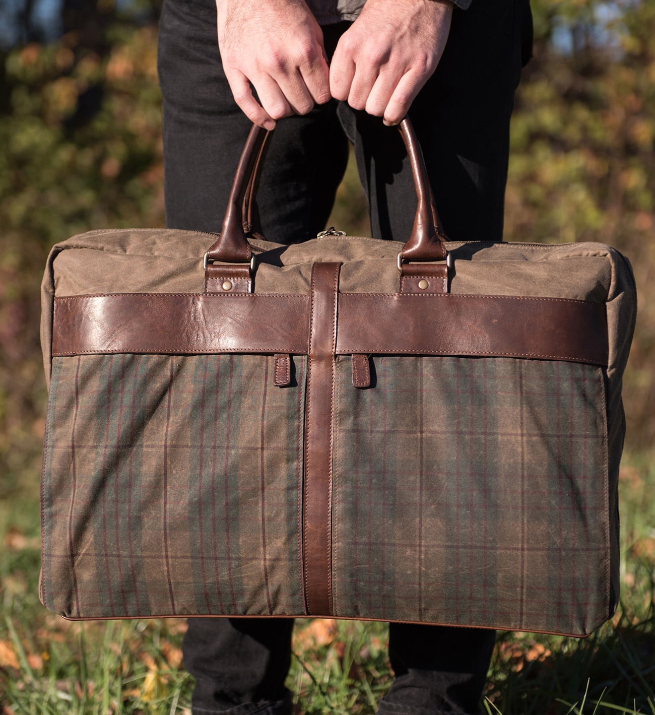 InterestPrint Carry-on Garment Bag Travel Bag Duffel Bag Weekend Bag Fancy Gold Deer 