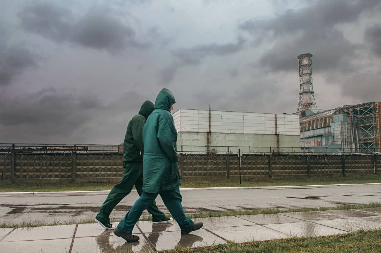 People working today at Chernobyl