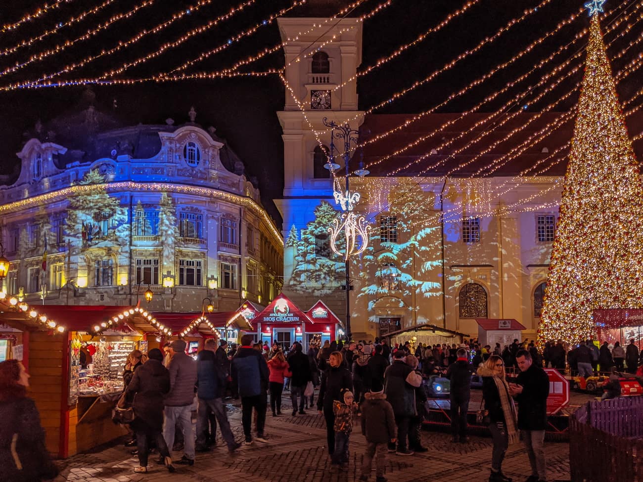 Christmas market in Transylvania