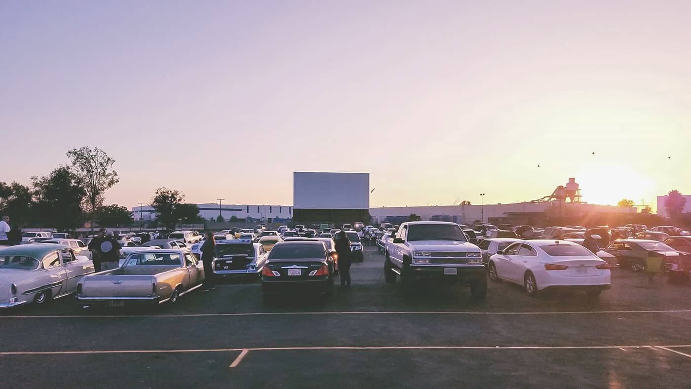 Drive-in cinema in LA