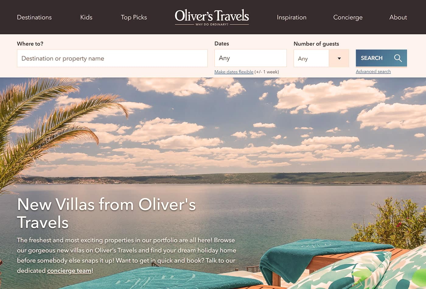 Top vacation villa website