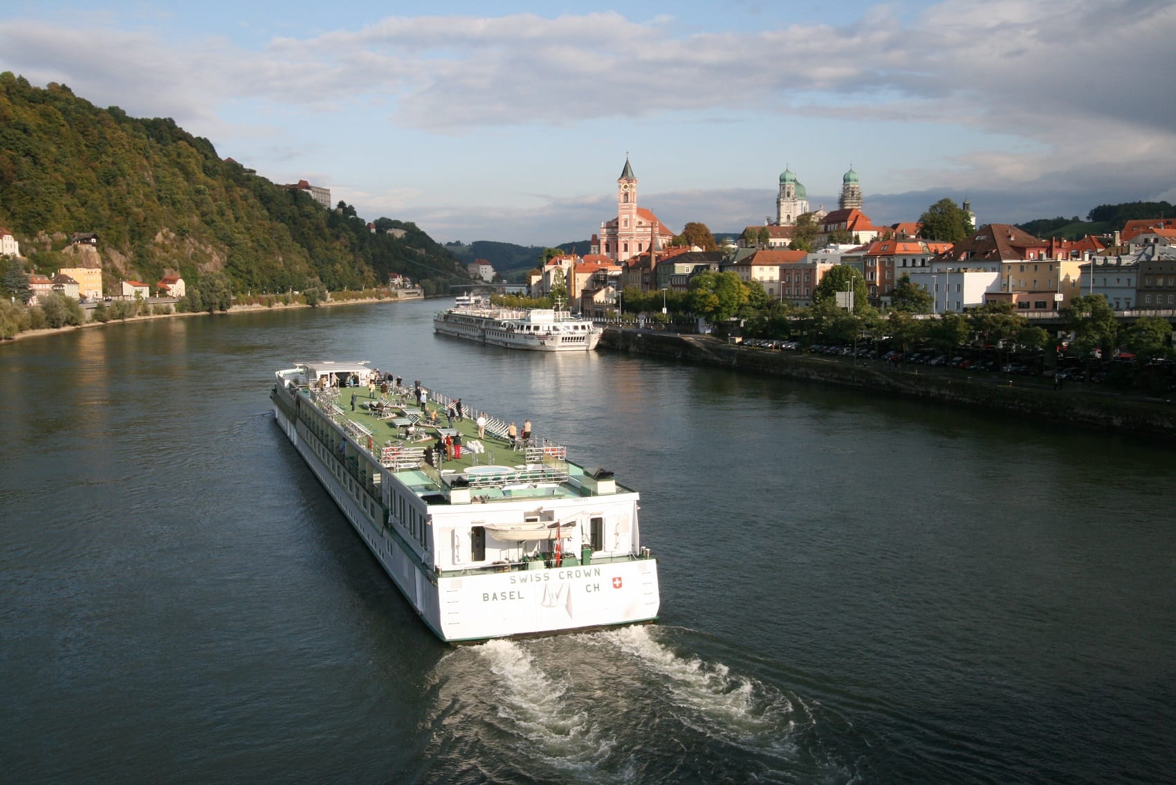 Boat over Danube