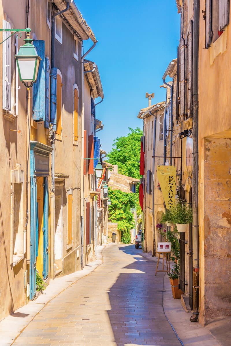 Cobbled street in Provence