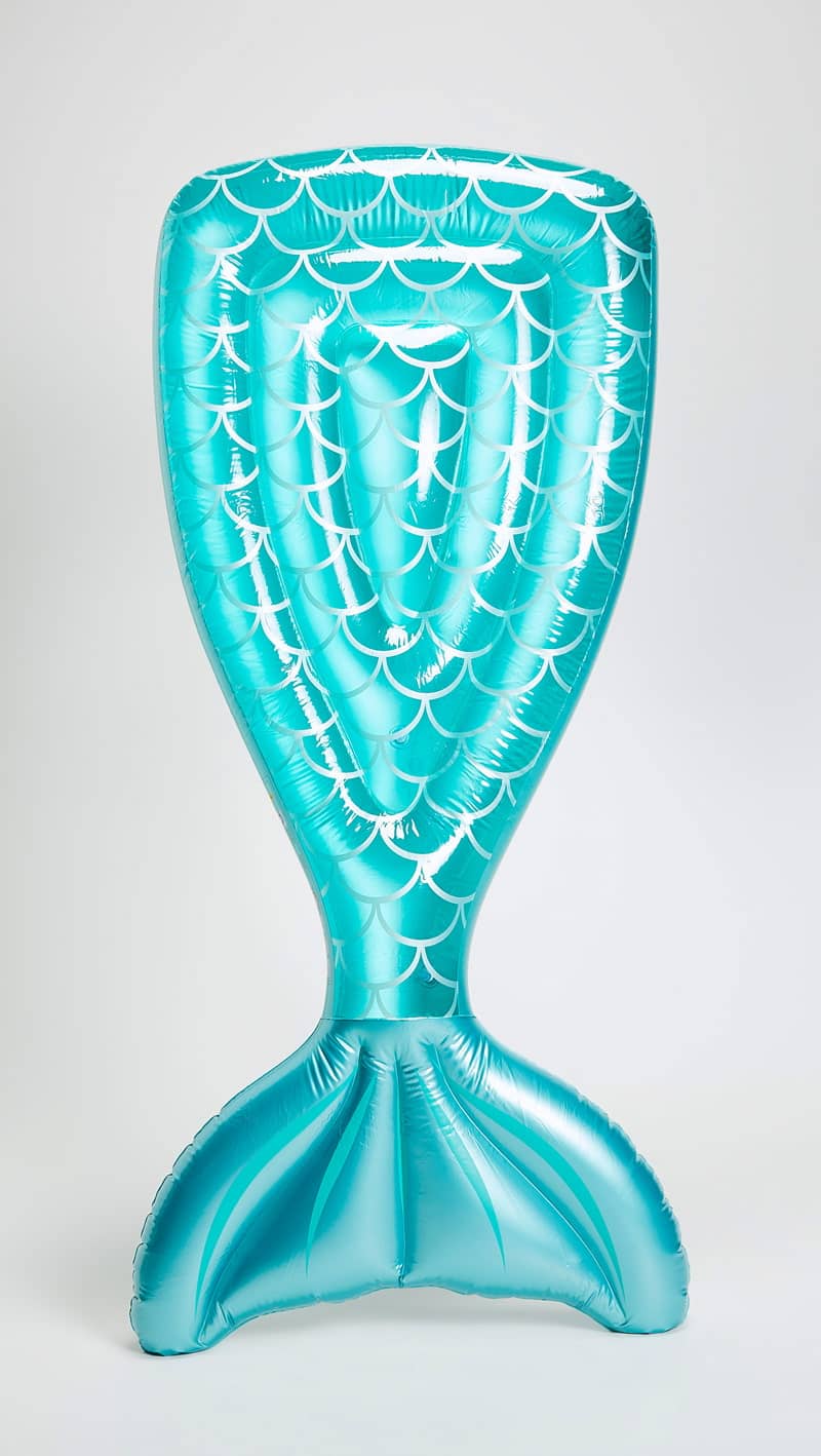 Blue mermaid tail float
