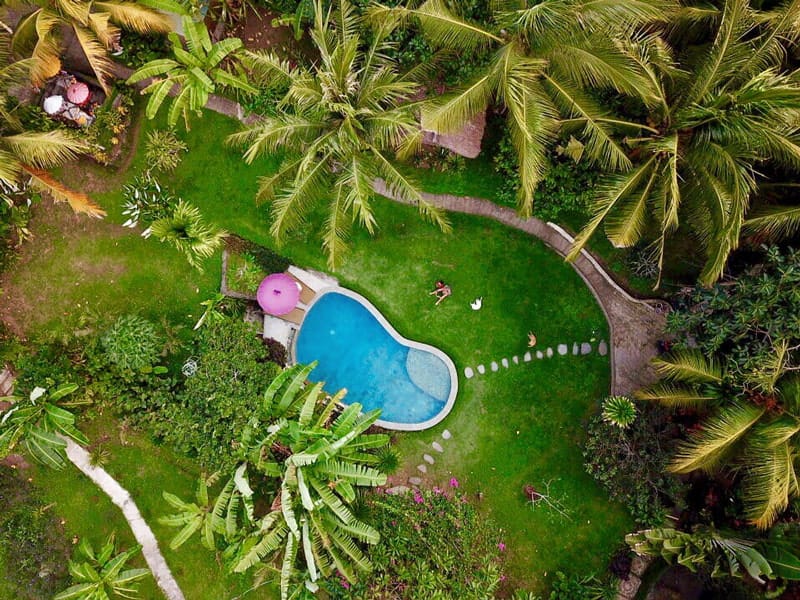 Airbnb treehouse in Bali
