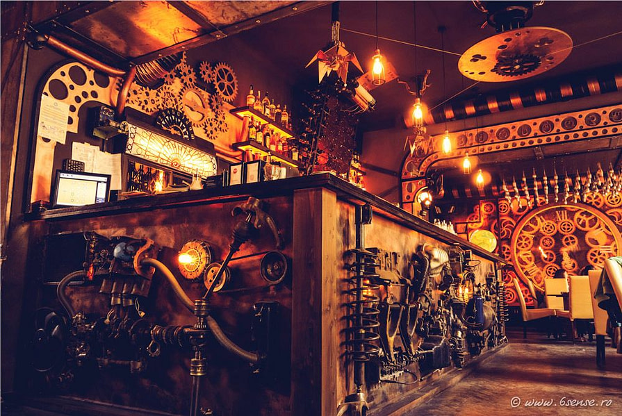 A Steampunk Bar Unique in the World
