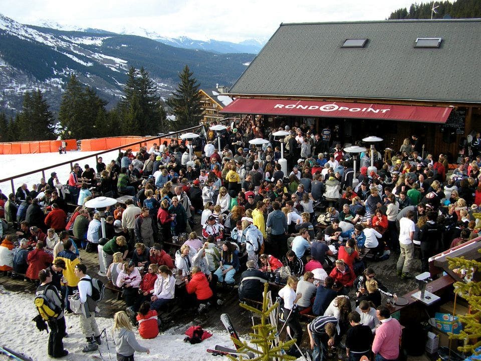 Après-ski bar in Meribel