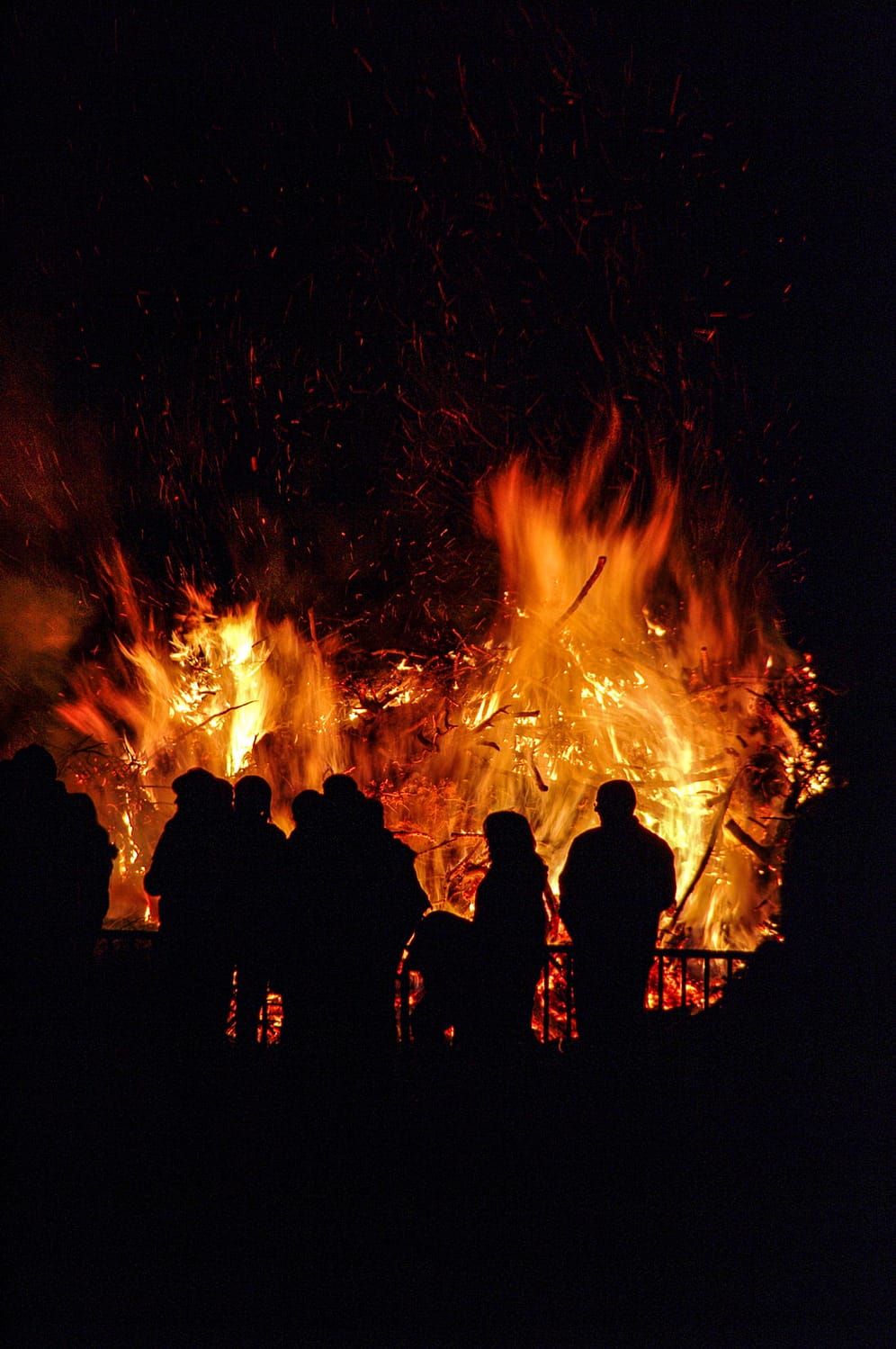 Walpurgis night bonfire