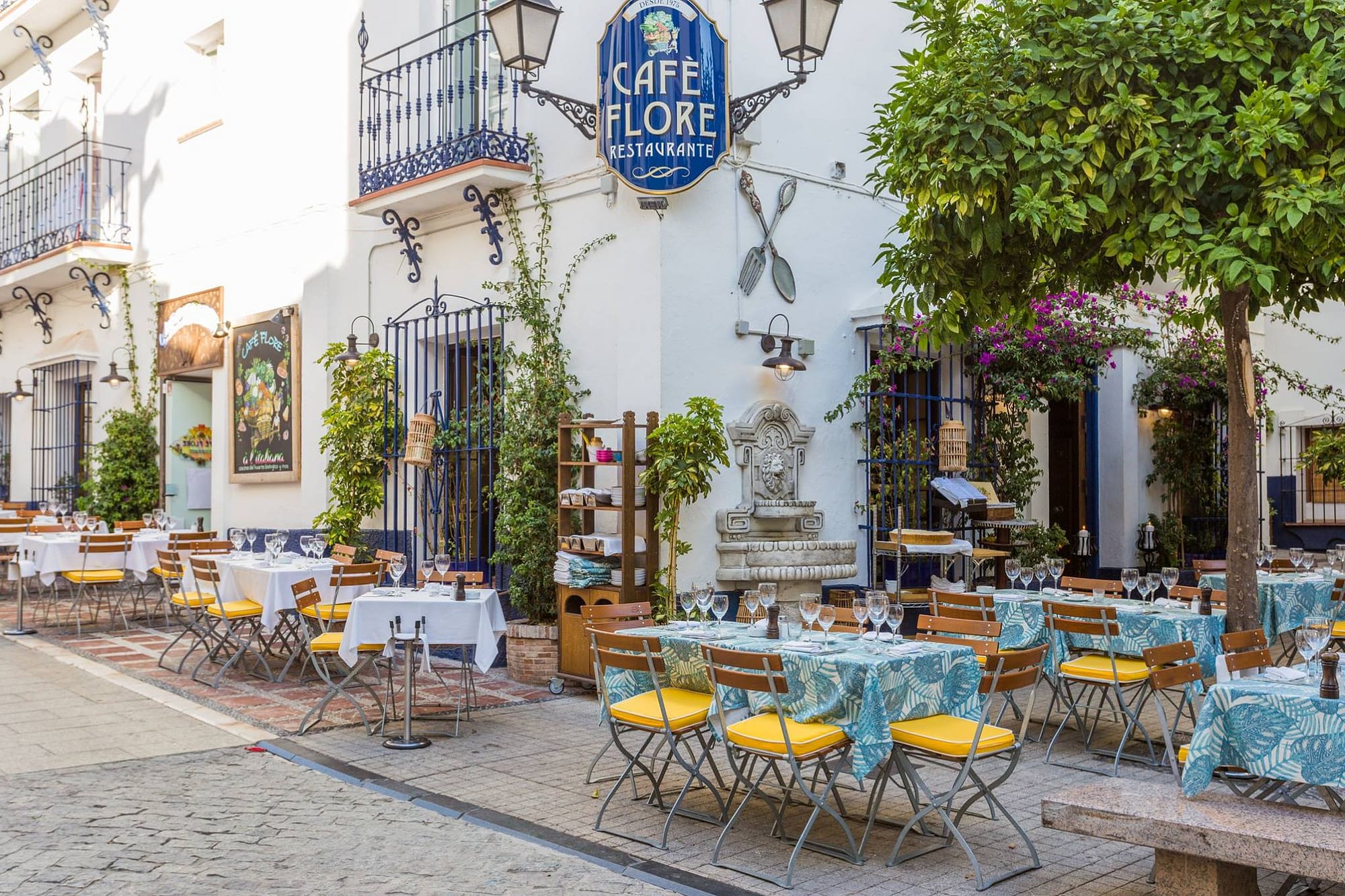 Cafe in Marbella Old Town