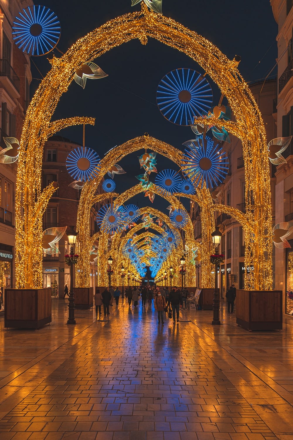 Christmas Lights on Calle Larios, Malaga