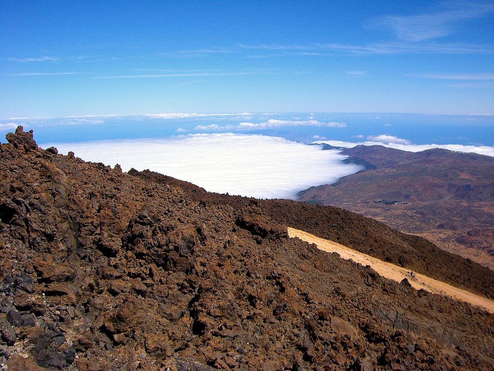 Above the clouds in Tenerife