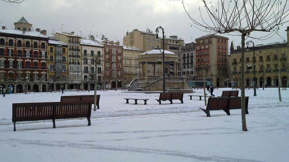 Pamplona in winter