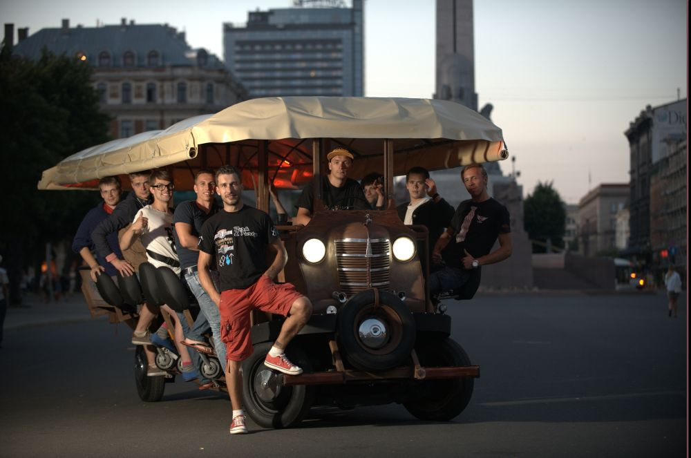 Partybike in Riga