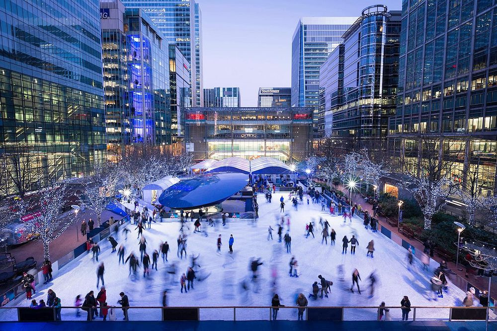 Ice Rink Canary Wharf