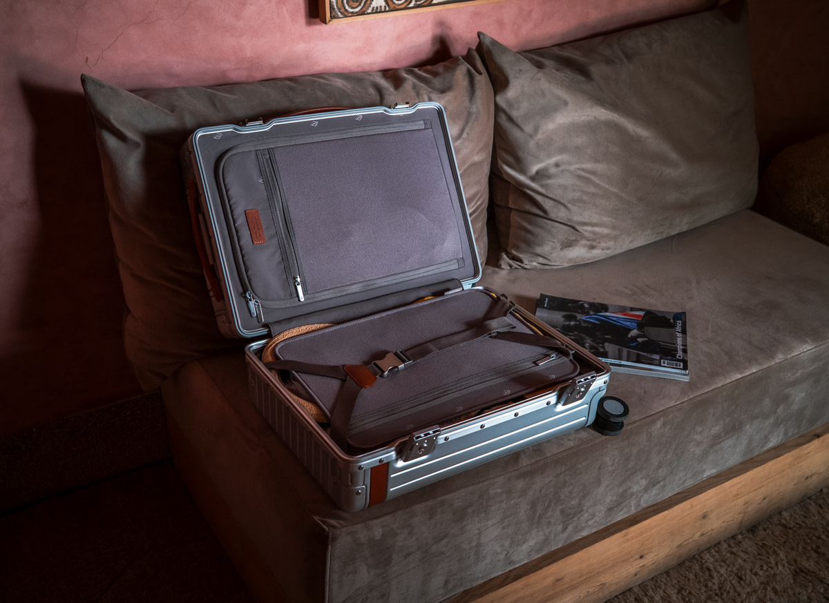 Carl Friedrik Aluminum Carry-On Interior