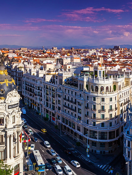 Gran Via, Madrid