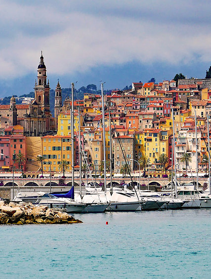 Colorful destination in Europe