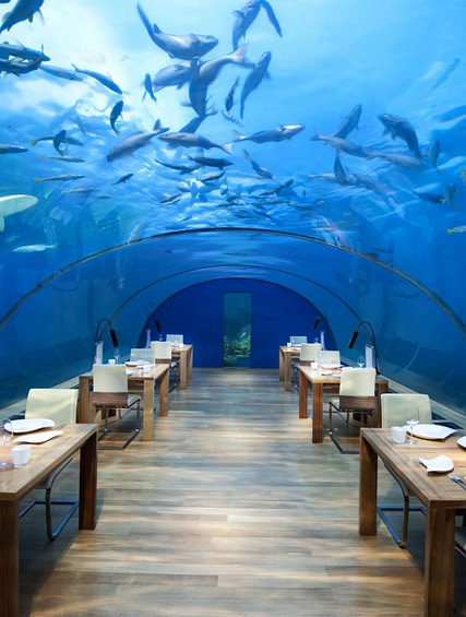 All-Glass Underwater Restaurant