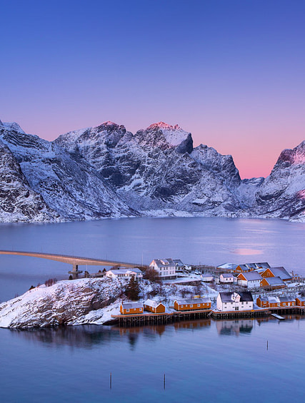 Remote village in Norway
