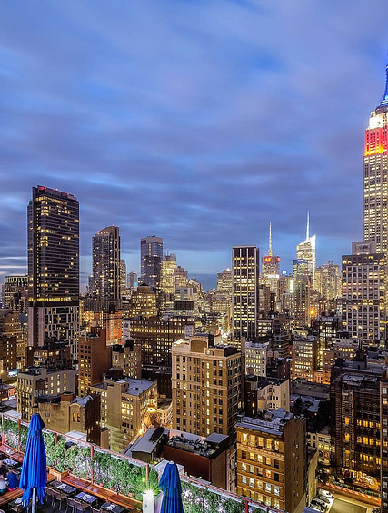 Rooftop Bar in NYC