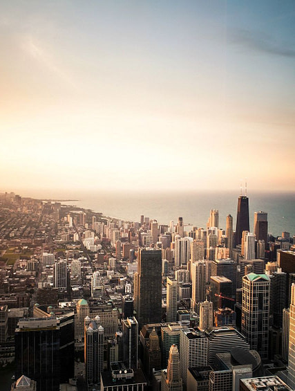 Chicago Skyline at Dusk