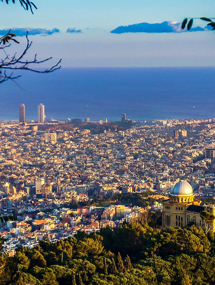 Barcelona seen from Collserola