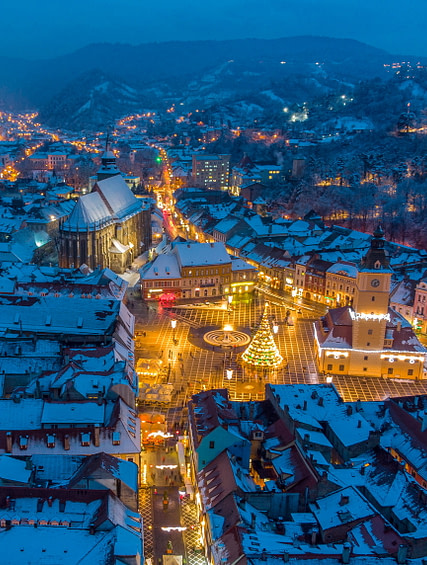 Beautiful city in Romania
