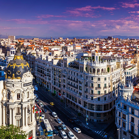 Gran Via, Madrid
