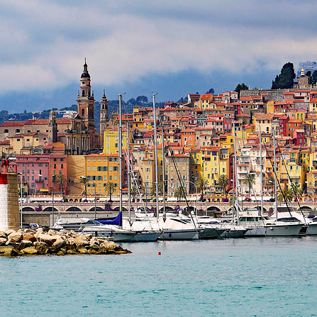 Colorful destination in Europe